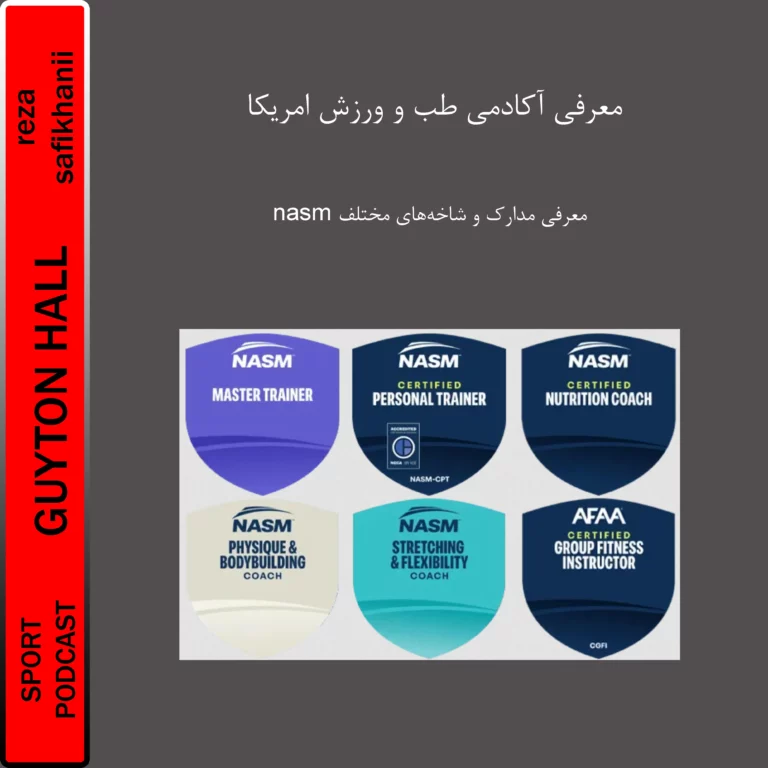 معرفی و مدارک NASM آکادمی طب و ورزش امریکا